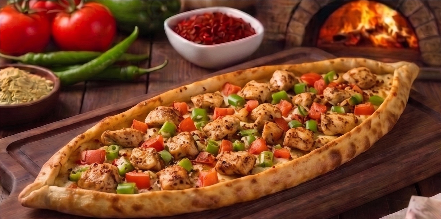 Tavuklu Pide